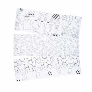 Gobelets Footballeurs &agrave; Colorier Soi-M&ecirc;me (lot de 2)