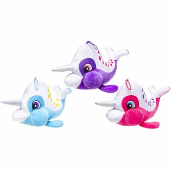 Narval en Peluche avec Corne - 23 cm - Couleurs Mix (12 pcs)