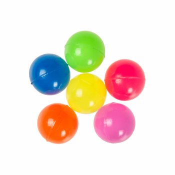 MIX BALLES REBONDISSANTES COULEURS N&Eacute;ON &Oslash; 2,7 Cm. ( 100 pcs)