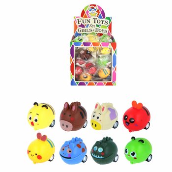 Animaux Rétro-friction en Présentoir (48 pcs)