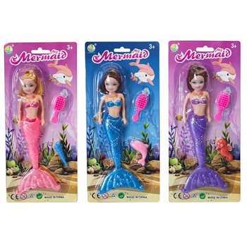 Poup&eacute;e Sir&egrave;ne sur Carte (6 pcs)