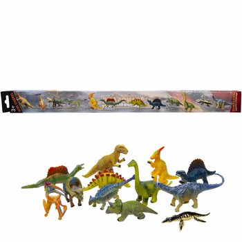 ANIMAL WORLD - MIX FIGURINES DINOSAURES (12 pcs)
