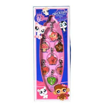 Collier Littlest Pet Shop avec 7 breloques (20 pièces)