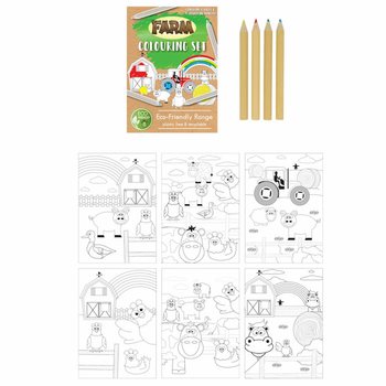 &Eacute;COLOGIQUE - Kit de Dessin Ferme (25 pcs.)