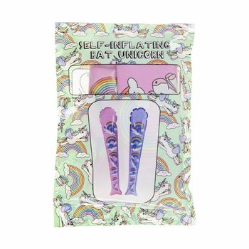 Massue Licorne Auto-Gonflable - 49x13cm - Pr&eacute;sentoir (48 pcs)