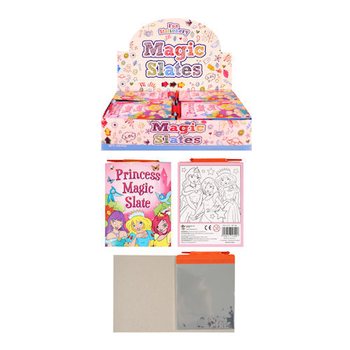 Ardoises Magiques de Dessin – Modèle : Princesse en Présentoir (144 pcs)