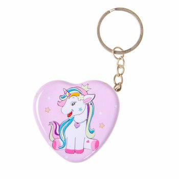PORTE-CLÉS LICORNE AVEC BOÎTE MÉTALLIQUE (24 pcs)