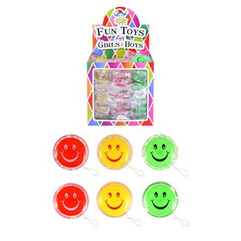 Yo-yo Smiley Joyeux en Présentoir (36 pcs)