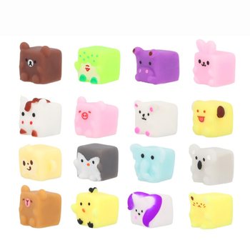 Squishy P&ecirc;che aux Canards - Cube Animals - En Pr&eacute;sentoir (96 pcs)