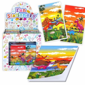 CARNET DE NOTES – MODÈLE : DINOSAURE EN PRÉSENTOIR (168 pcs)