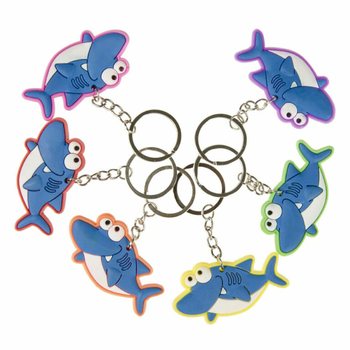 Porte-cl&eacute;s Requin - Couleurs Vari&eacute;es (48 pcs.)