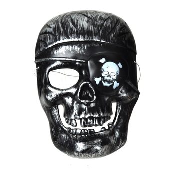 Masques de Pirate Tête de Mort en Présentoir (58 pcs.)