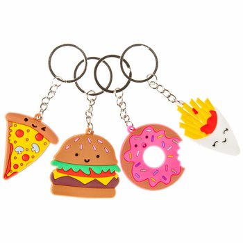 Mix Porte-clés Fast Food (48 pcs)