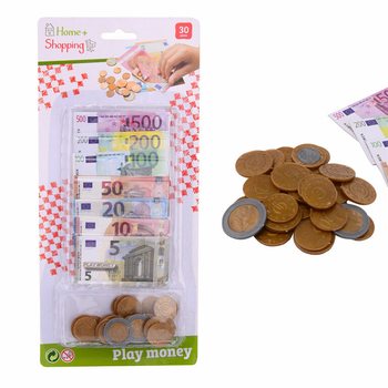 HOME SHOPPING - EURO ARGENT FACTICE ET BILLETS SUR CARTE (6 pcs)