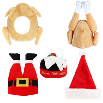MIX BONNETS DE NO&Euml;L RIGOLOS DE LUXE - XMAS CAPS (6 pcs)