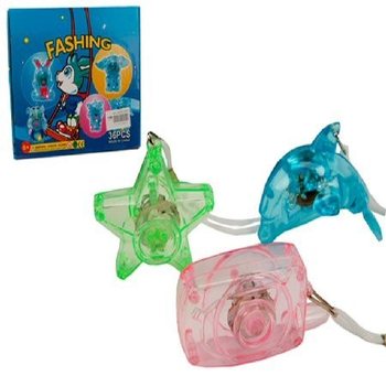 ASSORTIMENT DE FIGURINES LUMINEUSES AVEC CORDON (24 pcs)