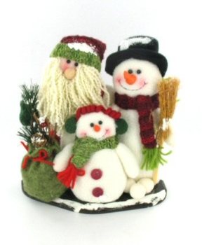 FAMILLE DE D&Eacute;CORATION DE NO&Euml;L DE LUXE (1 pc.)