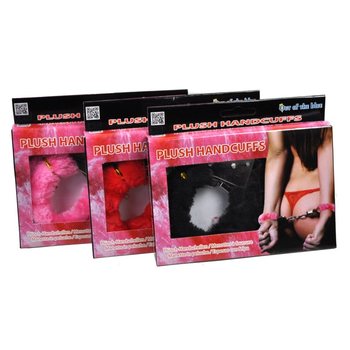 Menottes sexy avec peluche (6 pcs)
