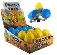 BLOCS DE CONSTRUCTION AVEC BONBONS DANS UN &OElig;UF (12 pcs)