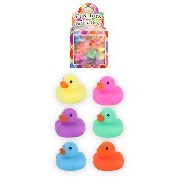 SQUISHY CANARDS POUR PÊCHE AUX CANARDS - EN DISPLAY (72 pcs)