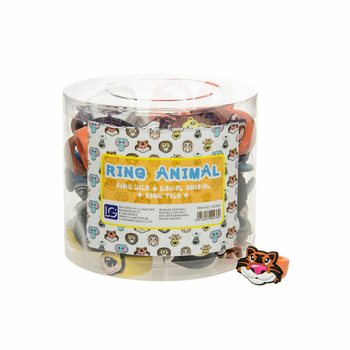 Bagues Animaux Sauvages (60 pcs)