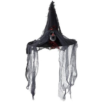 Chapeau de sorci&egrave;re de luxe avec cr&acirc;ne lumineux (Lot de 6)