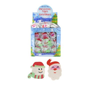 Gommes Figurines de Noël en présentoir (208 pcs)