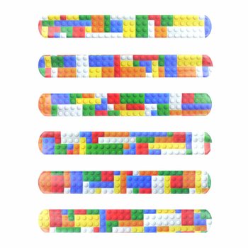 BRACELET SLAP - BRIQUES DE CONSTRUCTION (120 pcs.)