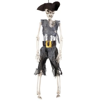Squelette à suspendre : Capitaine Pirate 40 cm (6 pièces)