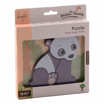 JOUECO - THE WILDIES FAMILY MIX PUZZLES EN BOIS - D&egrave;s 12 Mois (12 pces)