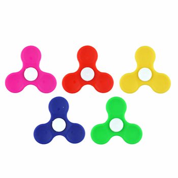 SPINNERS EN PLASTIQUE EN PR&Eacute;SENTOIR - COULEURS MIXTES (100 pcs)
