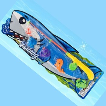 JEU DE P&Ecirc;CHE MAGN&Eacute;TIQUE SUR CARTE - 16x53x3,5 cm (12 pcs)