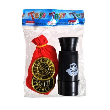 Set de jeu pirate 4 pièces (12 pcs)