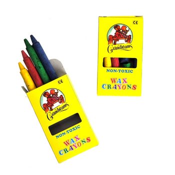 4 CRAYONS DE CIRE EN BOÎTE (25 pcs.)