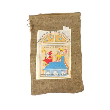 Sac en Jute Moyen Saint-Nicolas / Sinterklaas (2 pcs)