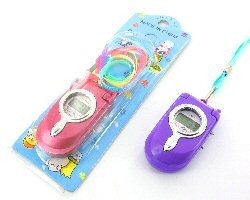 Montre LCD Pendante Forme Téléphone (24 pcs)