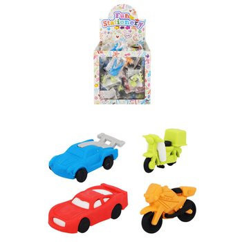 GOMMES - MODÈLE : MIX VÉHICULES - EN PRÉSENTOIR (80 pcs)
