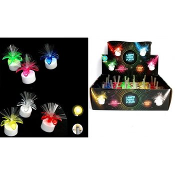 FLEURS LUMINEUSES LED EN PRÉSENTOIR (24 pcs)