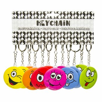 Porte-clés Smiley avec Miroir (48 pièces)