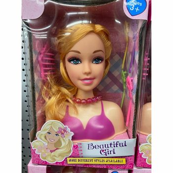 T&ecirc;te &agrave; Coiffer BEAUTIFUL GIRL S (Lot de 2)