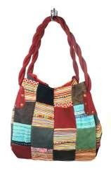 Sac Patchwork B-FAIR Petit Rouge