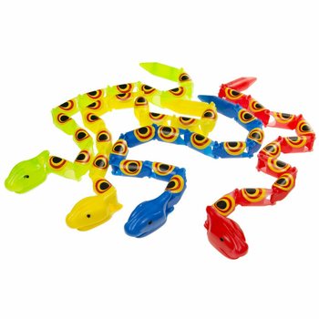 SERPENTS FLEXIBLES ONDULANTS 35 CM EN PR&Eacute;SENTOIR (48 pcs)