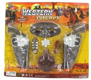 SET DE JEU COW-BOY DU WESTERN (6 pcs.)