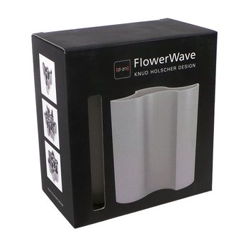 D-ZN - Vase à Fleurs FLOWERWAVE - Blanc (1 pc)
