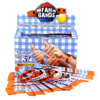***PRIX CHOC*** BRACELETS FAN HOLLANDE EN PR&Eacute;SENTOIR (160 pcs)