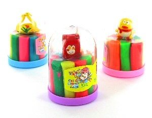 Pâte à modeler en pot avec surprise gratuite (40 pcs)