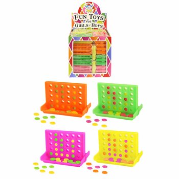 JEU DE PUISSANCE 4 EN PR&Eacute;SENTOIR - COULEURS MIXTES (52 pcs)