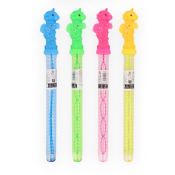 GRAND TUBE &Agrave; BULLES DE SAVON LICORNE 35 CM EN PR&Eacute;SENTOIR (24 pcs)