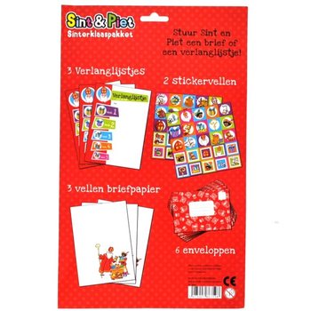 Kit de Liste de Souhaits Saint-Nicolas de 14 Pi&egrave;ces (Lot de 12)