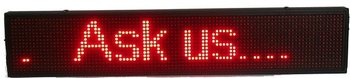Panneau Lumineux D&eacute;filant LED Voiture 12V - &Eacute;cran Publicitaire